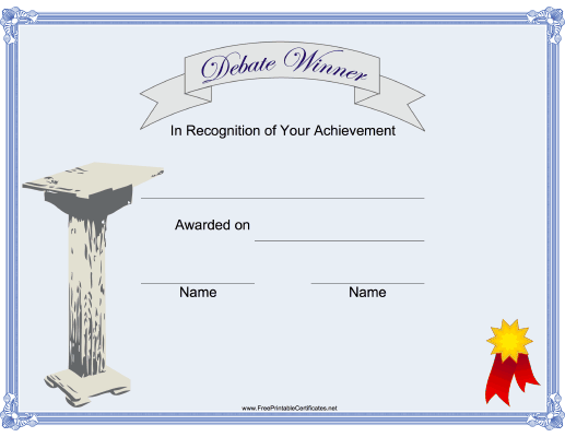Debate Winner