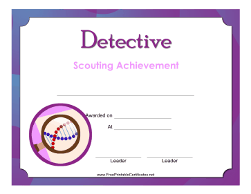 Detective Badge