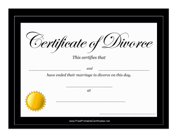Divorce