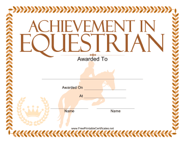 Equestrian