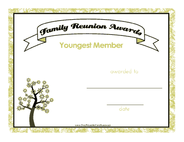 Family Reunion Youngest Member