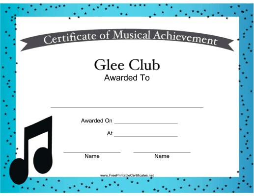 Glee Club Vocal Music