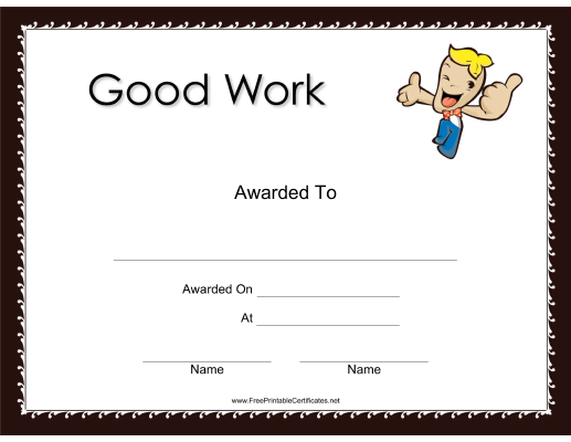 Good Work