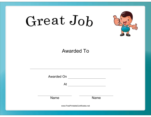 Great Job