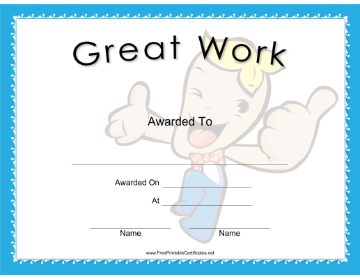 Great Work