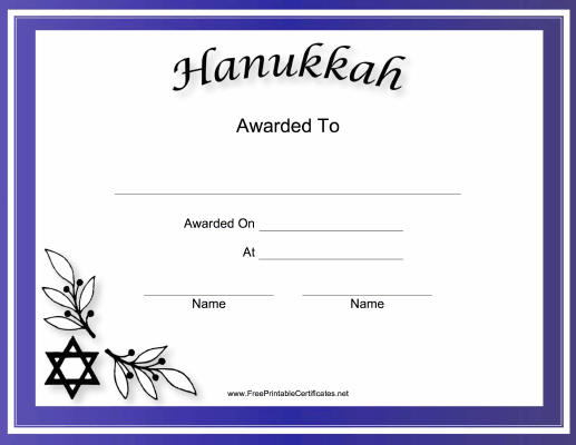 Hanukkah Holiday