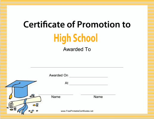 High School Promotion