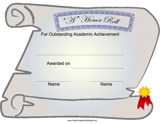 A Honor Roll