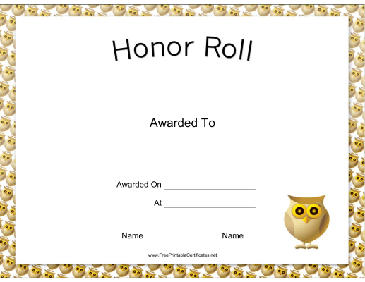Honor Roll