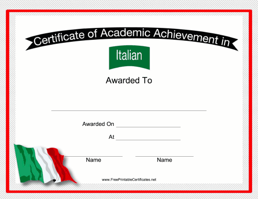Italian Language