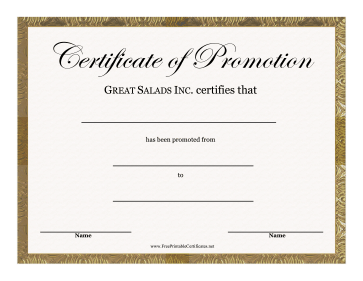 Job Promotion