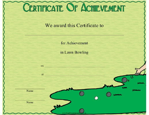 Lawn Bowling