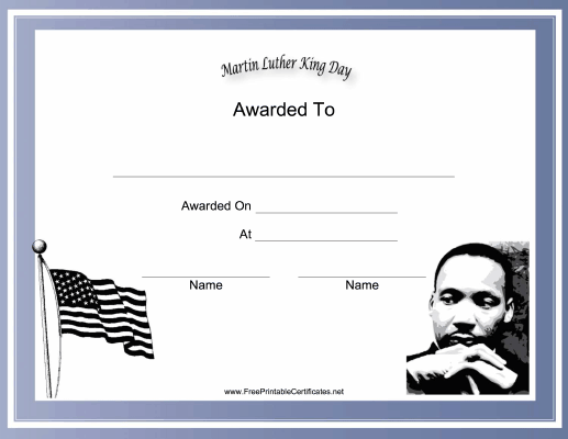 Martin Luther King Day Holiday