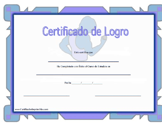 Certificado de Logro
