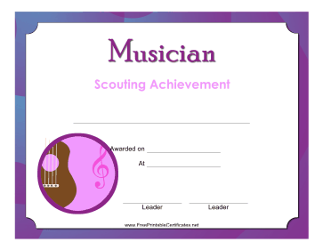 Musician Badge
