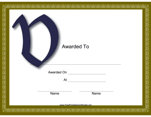 Offset V Monogram