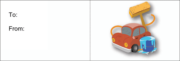 One Free Car Wash (white background)