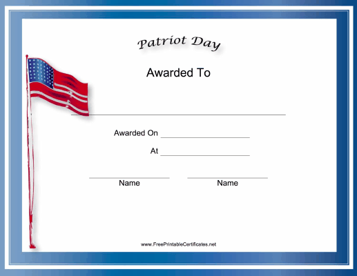 Patriot Day Holiday