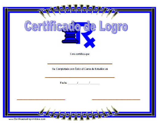 Certificado de Logro en Entrenamiento Farmacéutico