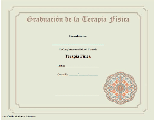 Graduación de la Terapia Física