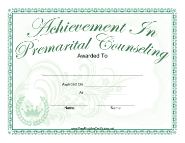 Premarital Counseling