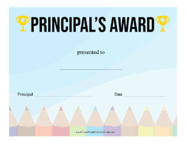 Principals Award