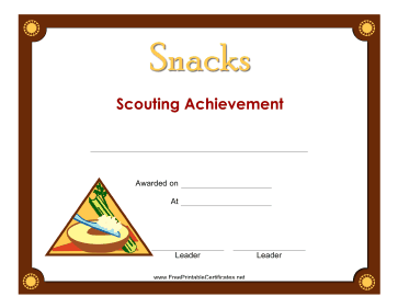 Snacks Badge