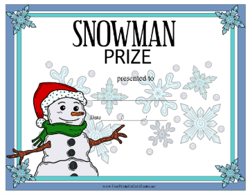 Snowman Building