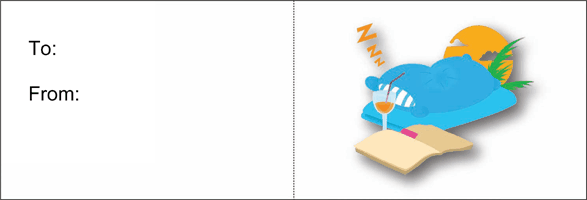 Uninterrupted Afternoon Nap (white background)