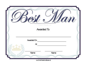 Wedding Best Man