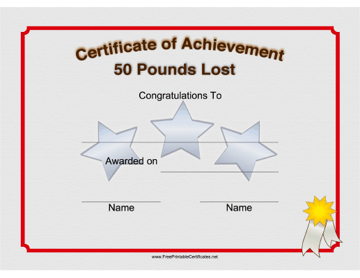 Weight Loss 50 Pounds