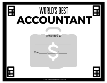 Worlds Best Accountant