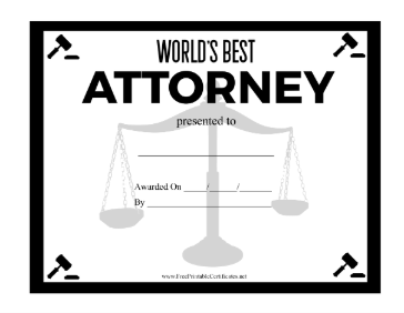 Worlds Best Attorney