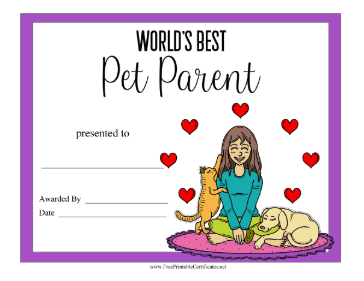 Worlds Best Pet Parent