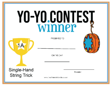 Yo Yo Contest 1A