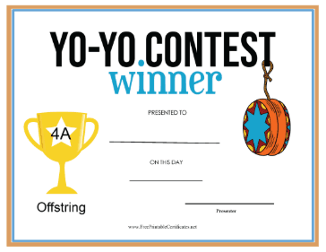 Yo Yo Contest 4A