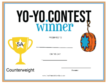 Yo Yo Contest 5A