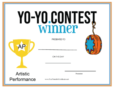 Yo Yo Contest AP