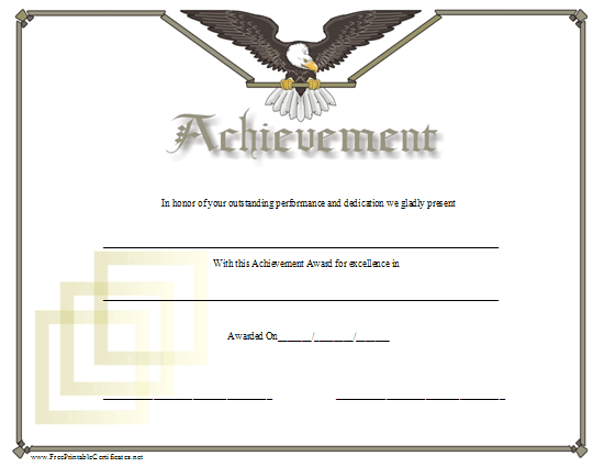 Achievement - Eagle