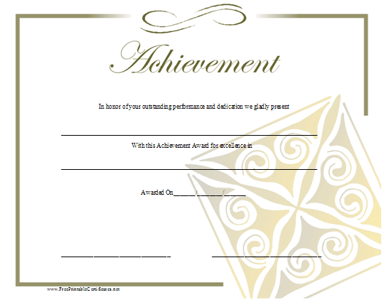 Achievement