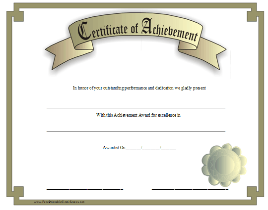 Achievement
