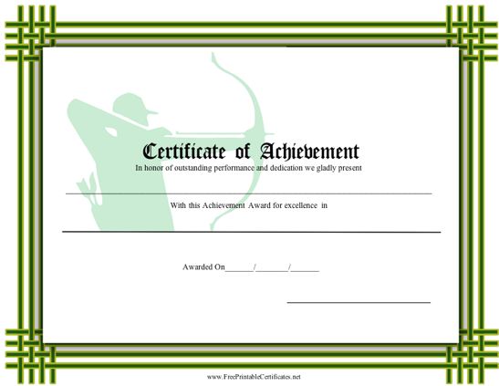 Achievement - Archery