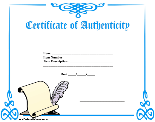 Authenticity