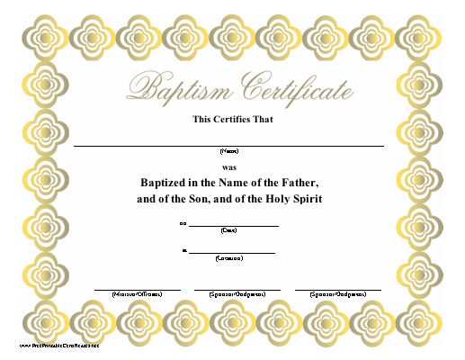 Baptism