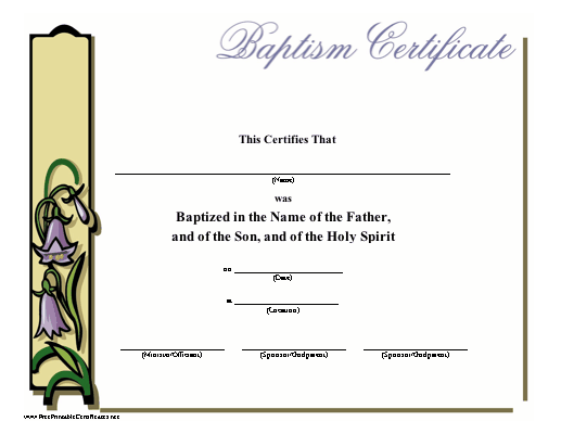 Baptism