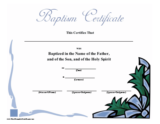 Baptism
