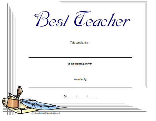 Best Teacher