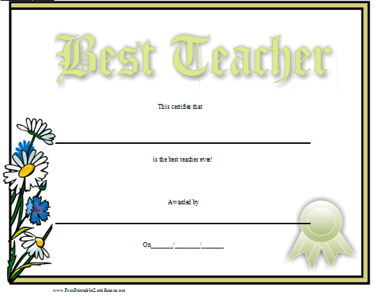 Best Teacher
