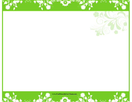 Floral Border