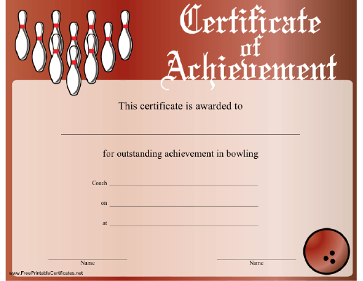 Bowling Achievement